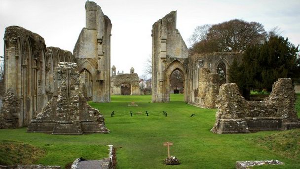 Гластонбери в Англии Гластонбери в Англии