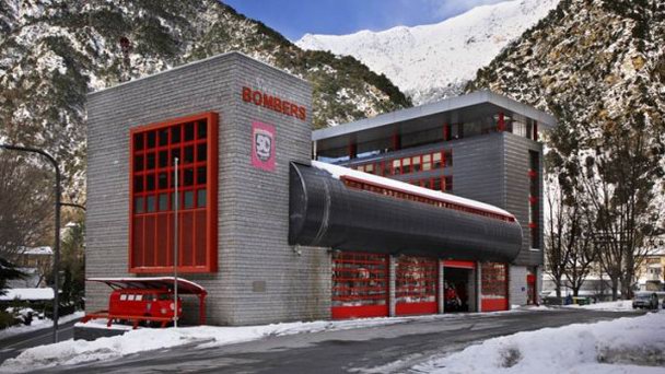 Пожарная часть в Санта-Колома в Андорре ла Велла