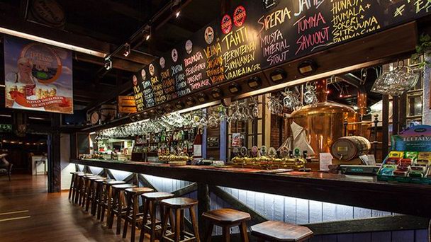 Ресторан-пивоварня «Плевна» в Тампере