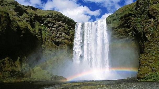 Скогафосс в Южной Исландии