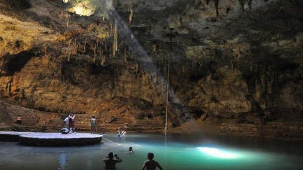 Пещера Сеноте Сейтун на п-ове Юкатан