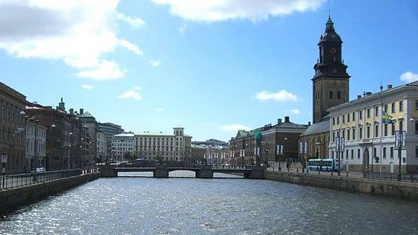 Река Гёта-Эльв в Гетеборге