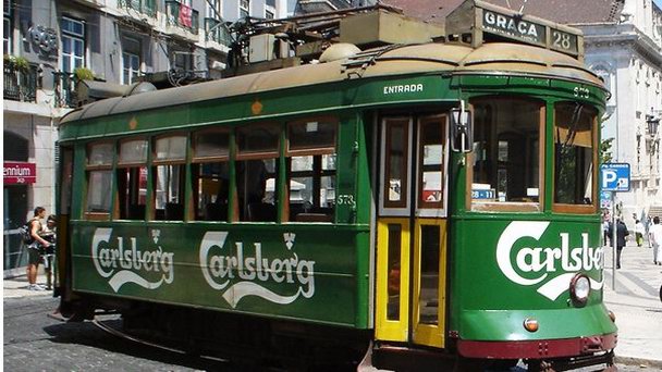 Трамвай №28 в Лиссабоне