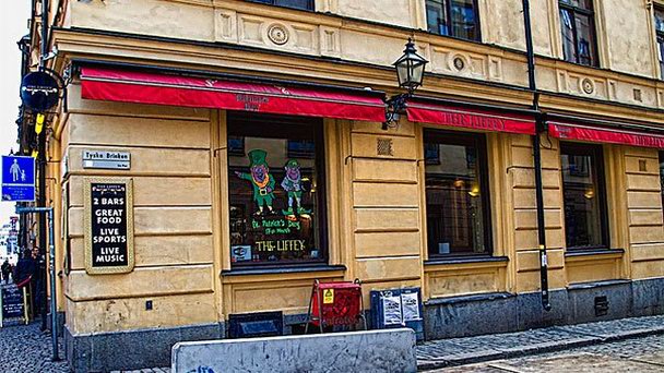 Бар Liffey в Стокгольме Бар Liffey в Стокгольме