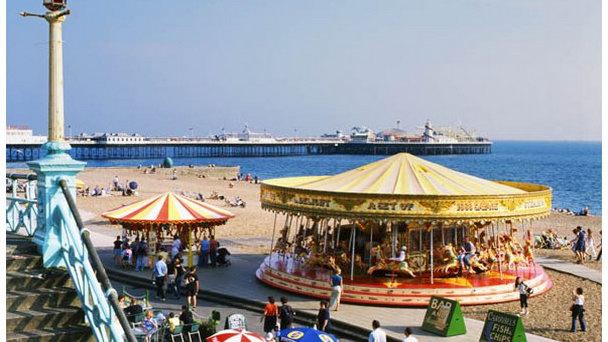 Набережная Брайтона в Англии
