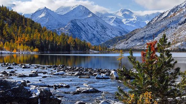 Среднемультинское озеро на Алтае