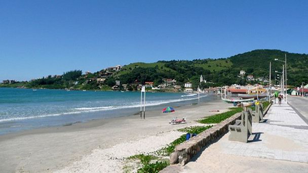 Пляж Гарапоба в Санта-Катарине