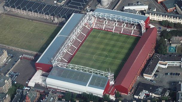 Стадион Тайнкасл в Шотландии Стадион Тайнкасл в Шотландии