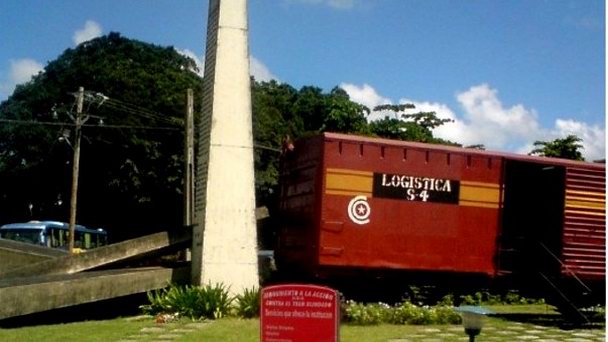 Бронепоезд повстанцев в Вилла-Клара