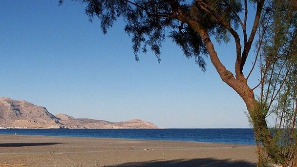 Пляж Калатос на Родосе Пляж Калатос на Родосе