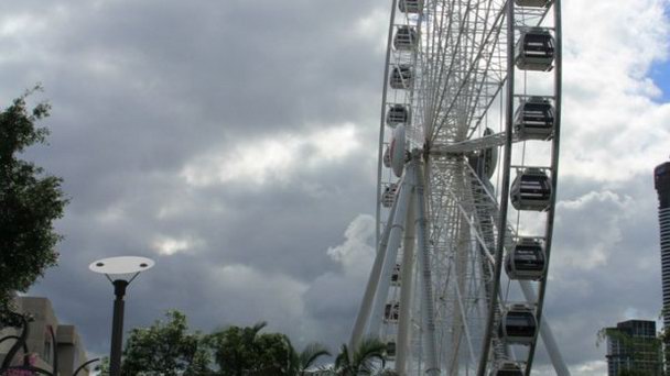 Колесо обозрения в Брисбен в Квинсленде