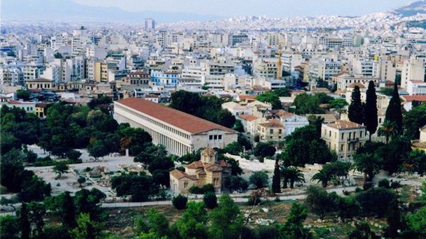 Афинская Агора в Афинах