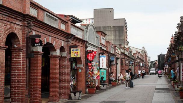 Старая улица Санься в Тайпее