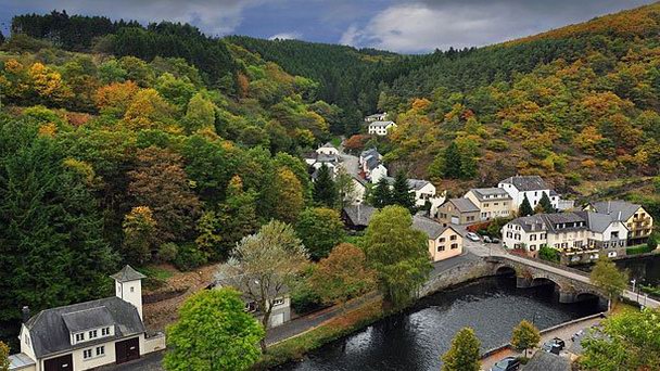 Арденнские горы Люксембурга в Гревенмахере