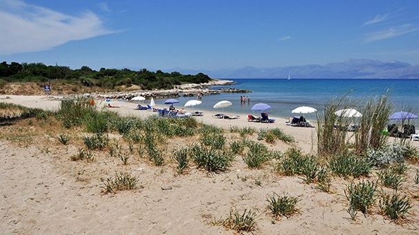 Второй пляж Святого Спиридона на Керкире