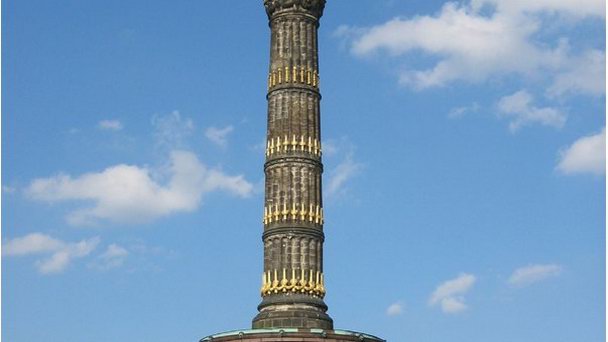 Триумфальная колонна Siegessä ule в Берлине