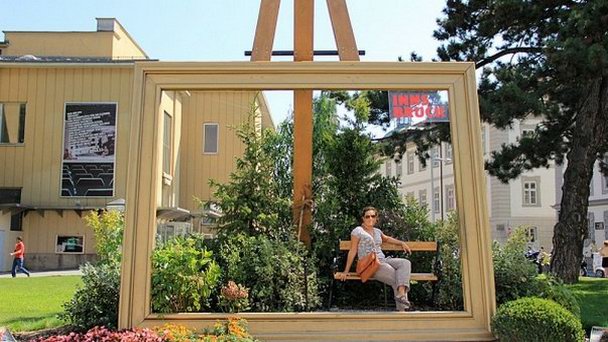 Городская фоторамка в Инсбруке