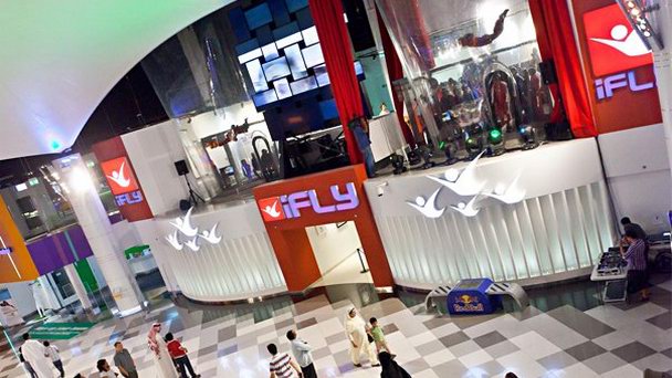 Симулятор свободного падения Ай-флай в Дубае Симулятор свободного падения Ай-флай в Дубае