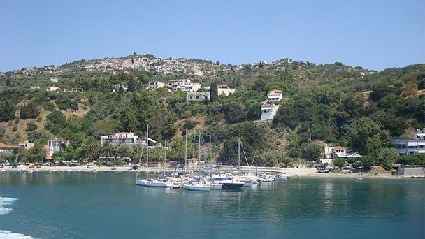 Порт Глоссы в Скопелосе