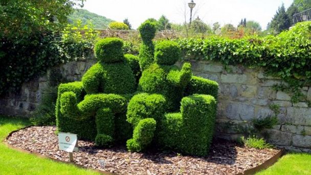 Парк садовых скульптур в Дюрбюи в Шарлеруа