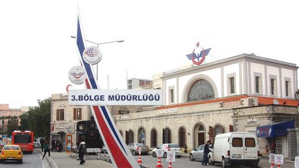 Железнодорожная станция Алсанджак в Измире Железнодорожная станция Алсанджак в Измире